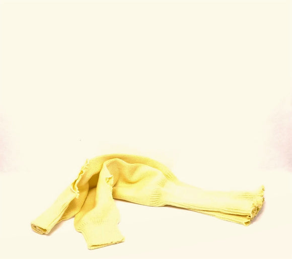 Caneleiras 60 cm amarelo claro Sansha
