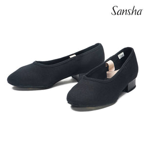 Sapatos de caracter low heel Polka Rondo Sansha